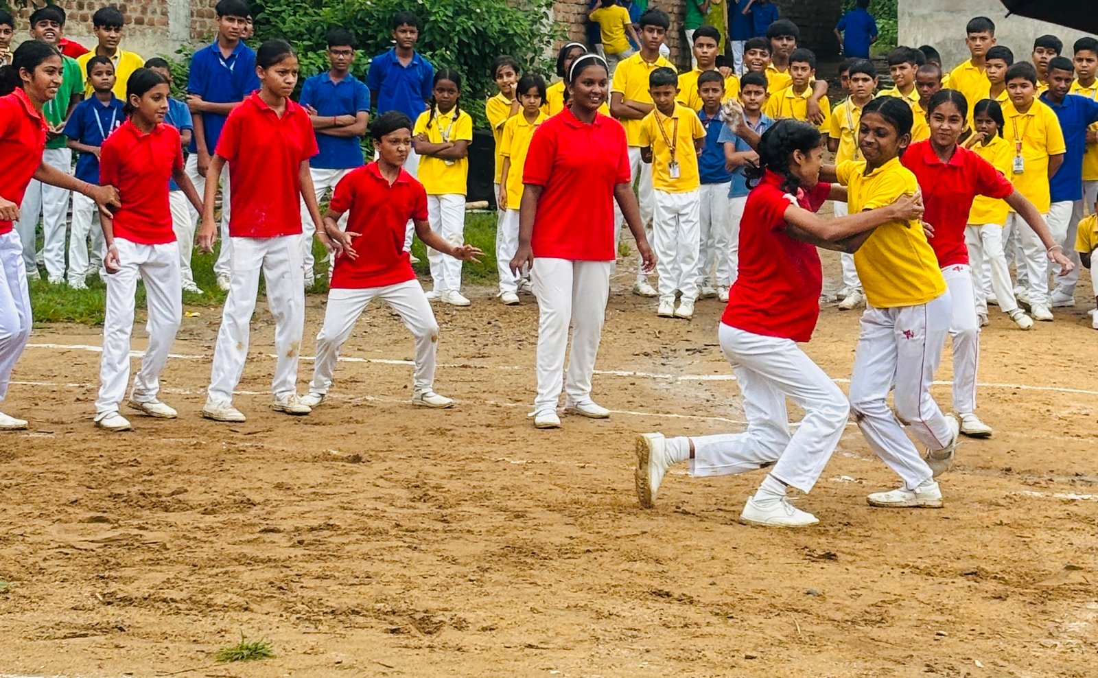 Our junior girls showcase confidence, teamwork and determination on the Kabaddi court.